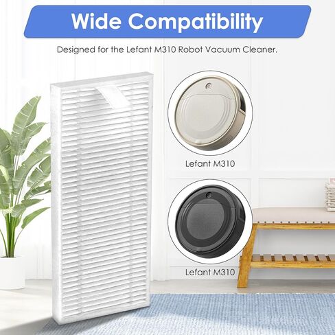(6 Pack) M310 Replacement HEPA Filters Compatible With Lefant M310 Robot Vacuum Cleaner, Filters Accessories Kit, Filter Kit in Kuwait