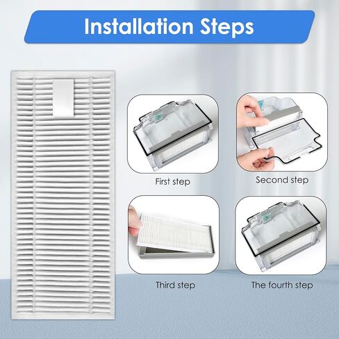 (6 Pack) M310 Replacement HEPA Filters Compatible With Lefant M310 Robot Vacuum Cleaner, Filters Accessories Kit, Filter Kit in Kuwait