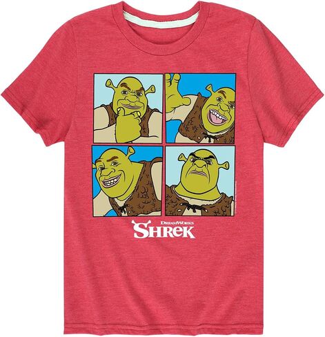 Shrek - Shrek Grid - Toddler & Youth Short Sleeve Graphic T -Shirt in Kuwait