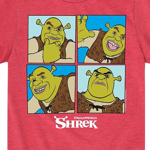 Shrek - Shrek Grid - Toddler & Youth Short Sleeve Graphic T -Shirt in Kuwait