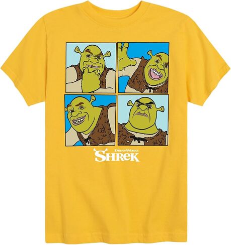 Shrek - Shrek Grid - Toddler & Youth Short Sleeve Graphic T -Shirt in Kuwait