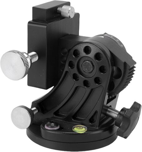 GOWENIC Latitude Adjustment Base, Precise Polarity Alignment 0-90° Adjustable Mount for Telescope, Built in Leveling Bubble and 3/8 Inch Thread Compatibility (All Black) in Saudi Arabia
