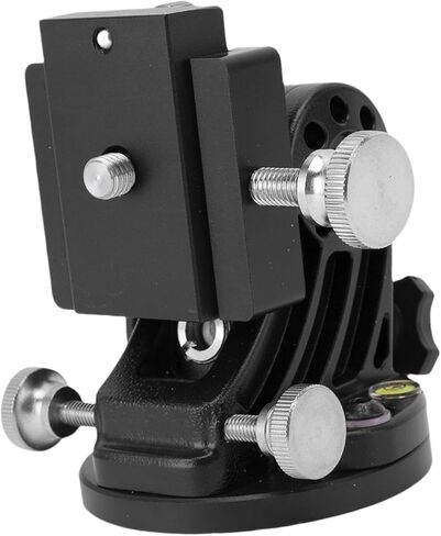 Latitude Adjustment Base Equatorial Mount Telescope Accessory 0-90 Degree Adjustable with 3/8 Inch Thread for Astrophotography Astronomy Observation (Black Red) in Saudi Arabia