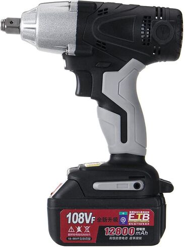 108VF 12800mAh Lithium-Ion Battery Cordless Electric Impact Wrench Drill Driver Kit in Saudi Arabia