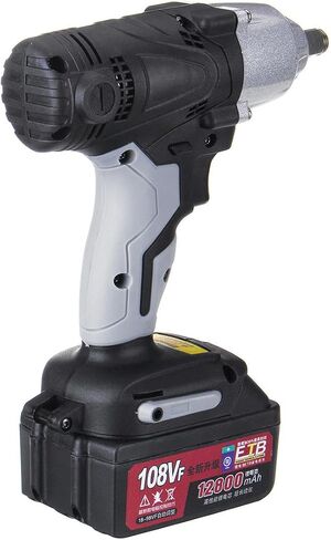 108VF 12800mAh Lithium-Ion Battery Cordless Electric Impact Wrench Drill Driver Kit in Saudi Arabia