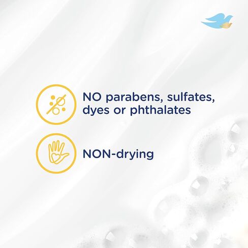 Baby Dove Sensitive Skin Care Baby Wash Fragrance Free Moisture For Baby Bath Time Fragrance Free and Hypoallergenic, Washes Away Bacteria 34 oz in Kuwait