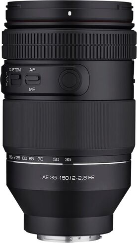 Samyang 35-150mm F2-2.8 AF Full Frame Zoom Lens for Sony E Mount (SYIO35150AFZ-E) أسود (متجدد) in Saudi Arabia