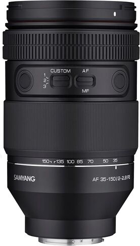 Samyang 35-150mm F2-2.8 AF Full Frame Zoom Lens for Sony E Mount (SYIO35150AFZ-E) أسود (متجدد) in Saudi Arabia