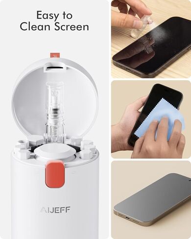 Aijeff Cleaner Kit for Laptop, iPhone, Tablets and Headphones, Multifunctional Cleaning Tool for Headphones Screen Accessories Tool for Computer, Keyboard, Camera in Saudi Arabia