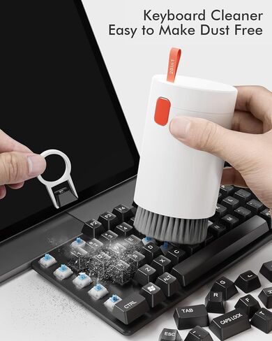 Aijeff Cleaner Kit for Laptop, iPhone, Tablets and Headphones, Multifunctional Cleaning Tool for Headphones Screen Accessories Tool for Computer, Keyboard, Camera in Saudi Arabia