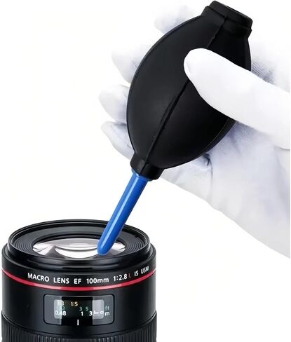 Camera Lens Cleaning Kit, 3-in-1 Electronics Cleaning Tools: Air Blower Duster, Microfiber Cleaning Cloth & Soft Brush Pen for Camera, Lenses, Glasses, Phone Screen, Computer Monitor (Scratch-Free) in Saudi Arabia