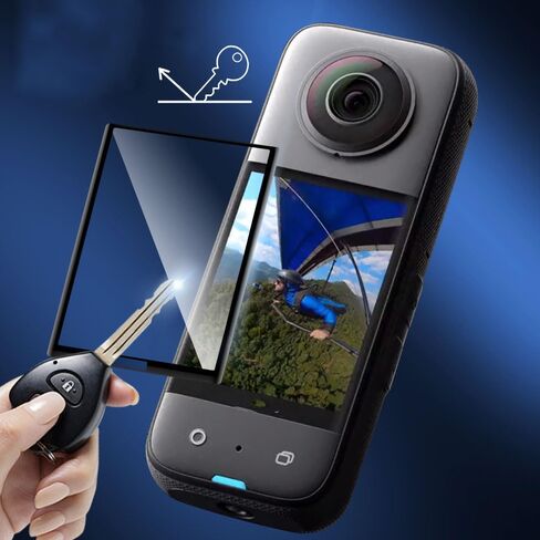 1PCS 3D Curved Screen Protector for Insta360 One X4 Display Screen Protective Film Action Video Camera Flexible Anti-scratch Cover in Saudi Arabia