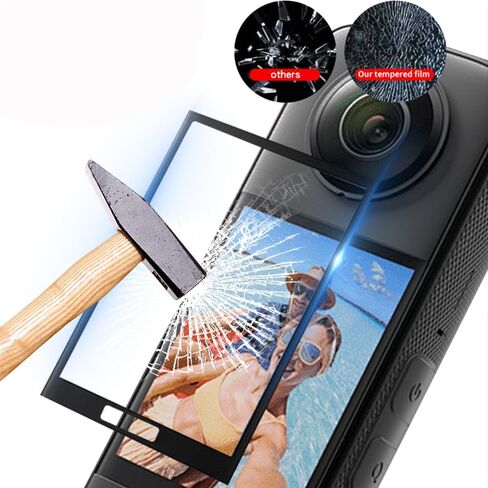 1PCS 3D Curved Screen Protector for Insta360 One X4 Display Screen Protective Film Action Video Camera Flexible Anti-scratch Cover in Saudi Arabia