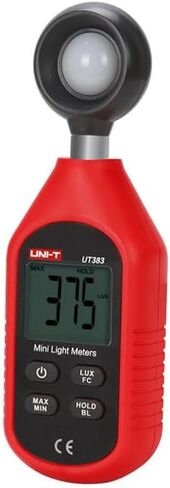 UT383 الرقمية Mini Lux Light Meters معدات الاختبار البيئي من النوع المحمولة Lux Meter in Saudi Arabia
