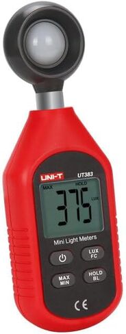 UT383 الرقمية Mini Lux Light Meters معدات الاختبار البيئي من النوع المحمولة Lux Meter in Saudi Arabia