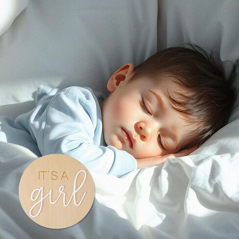 3pcs Wooden Newborn Announcement Sign, Its a Boy Its a Girl Hello World Boho Gender Reveal 5.9in Birth Welcome Birth Name Plaques for Hospital Nursery Baby Shower He She Photography Prop in Saudi Arabia