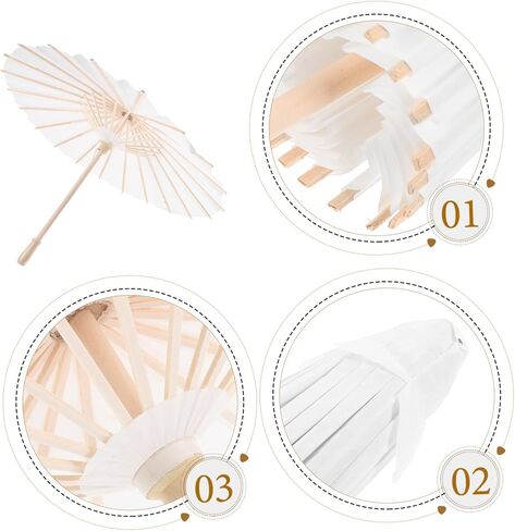 4pcs مظلة ورق زيت DIY لدافع التصوير الفوتوغرافي المملوء باليد الفارغة in Kuwait