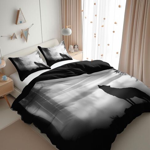 2PCS Earthy Brown Gray Duvet Cover Set Toddler, 1 Microfiber Duvet Cover and 1 Pillowcase, Orchid Oil Painting Style Bedding for Kids Girls Boys and Teens, Corner Ties and Zipper in Saudi Arabia