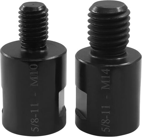 مجموعة محول طاحونة Hitefu 2 PCS ، 5/8 "-11 أنثى إلى M10/M14 محول طاحونة زاوية الذك in Saudi Arabia