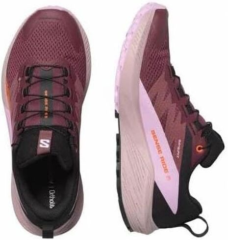 Salomon Women's Sense Ride 5 Hiking Shoe, Lily Pad/Metal/Green Ash, 9.5 in Saudi Arabia
