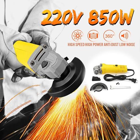100mm 850W 220V Portable Electric Angle Grinder Muti-Function Household Polish Machine Grinding Cutt in Saudi Arabia