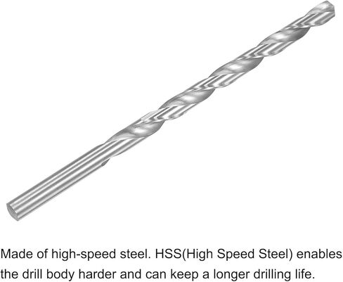#UUS High Speed ​​Steel Extended Twist Drill Bits 10mm Drill Dia 200mm طول 2 PCS in Saudi Arabia