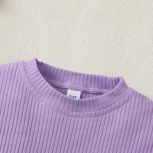 Magic Park 1-6y Baby Girl Thirts Therts Toddler Puff Sleeve Blouse Kids Knit Tee Girls Told Tops Daptal Tops in Saudi Arabia