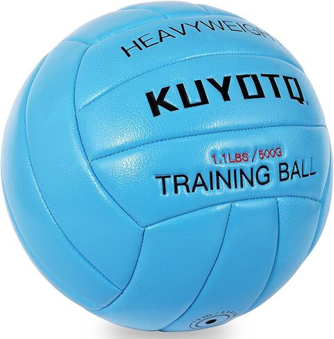 KUYOTQ 1.1 رطل الكرة الطائرة الثقيلة مرجحة - خدمة مدرب STERTER STETREBLAY TRANK EDALE SIDE SIZE 5 CORPONET LEATHY - قبضة ناعمة ، متينة (انحراف) in Saudi Arabia