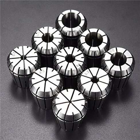 9pcs 2-20mm ER32 Precision Spring Collet لأداة مخرطة طحن CNC in Saudi Arabia