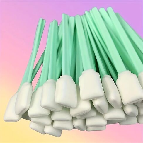 Lint-Free Foam Swab Sticks Foam Tip Cleaning Swab Kit for Optical Instruments, Camera Lenses, Electronic Equipment, Car Detailing-50PCS in Saudi Arabia