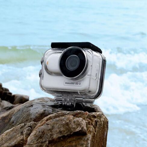 قضية الإسكان 30M (98 قدمًا) لـ Insta360 GO 3S قشرة الإسكان الواقية من الغوص تحت الماء للتزلج ، وركوب الأمواج ، والغوص ، والتزحلق على الجليد in Saudi Arabia