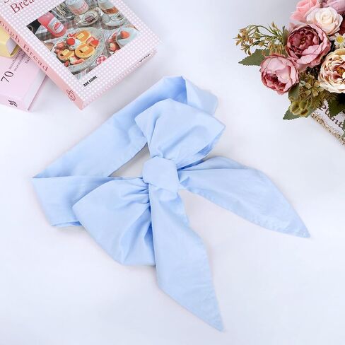 Newborn Swaddle Sash, Soft Cotton Bow Decorative Strap for Swaddles, Adorable Maternity Bow Sash, 70x5.5 Inch, Pink in Kuwait