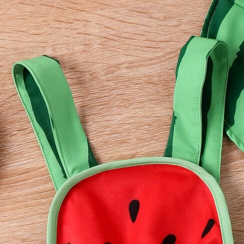 One opening Watermelon Pineapple Style Baby Bodysuit Straps Backless Newborn Boy Girl Romper Jumpsuit Infant Summer Clothes in Kuwait