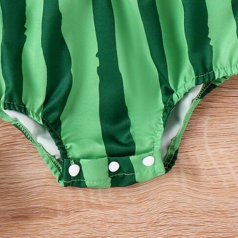 One opening Watermelon Pineapple Style Baby Bodysuit Straps Backless Newborn Boy Girl Romper Jumpsuit Infant Summer Clothes in Kuwait
