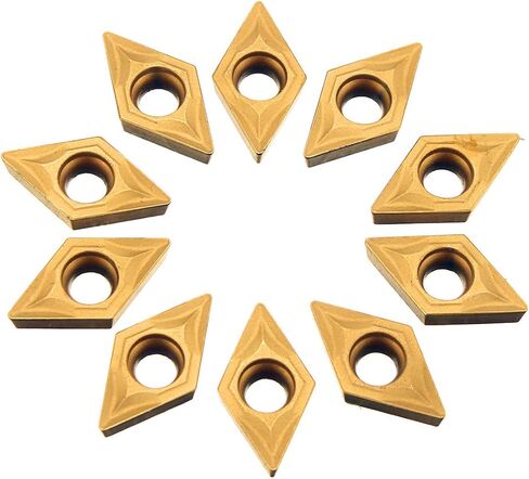 10pcs DCMT070204 Carbide Insert DCMT 0702 CUTTER for SDNCN TRAND STOLL حامل in Saudi Arabia