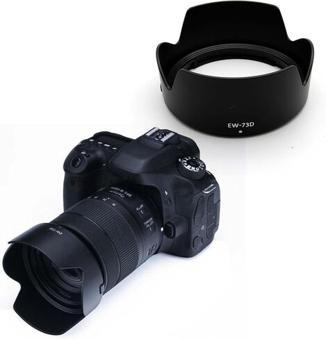 EW-73D Lens Hood for Canon EOS RP, RF 24-105mm F4-7.1 IS STM, RF 28-70mm F2.8 USM, EF-S 18-135mm f/3.5-5.6 IS USM – 67mm Petal Shape Lens Shade (Not for IS STM) in Saudi Arabia