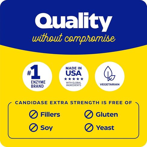 Enzymedica, Candidase Extra Strength، يدعم مستويات الأمعاء المتوازنة، 42 كبسولة (FFP) in Saudi Arabia