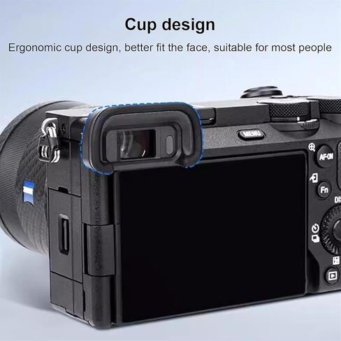 EP20 Camera EyeCup Eyepiece Conpinder Eye Cup for Sony A6700 Eyeshade Accessories تحل محل FDA-EP20 (2x eyecup) in Kuwait