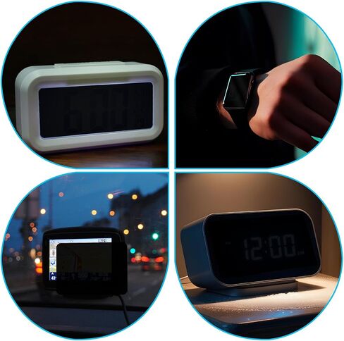 10PCS LED Light Blocking Stickers, 8x4in Sticky Light Dimming Stickers, Cuttable Black Plastic Sheet Suitable for Electronic Products, Alarm Clocks, Monitors, LED Lights, LCD Panels in Saudi Arabia