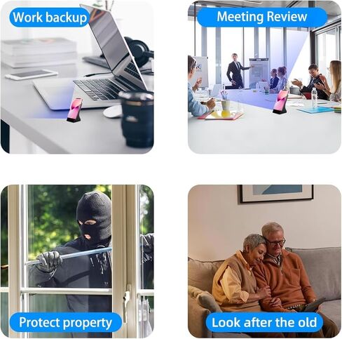 LIZVIE Hidden Camera Phone Charger with Spy Lens, 24/7 Night Vision, Wireless Charger Hidden Camera Indoor, Motion Detection/APP Control, Supports 64GB SD Card. in Saudi Arabia