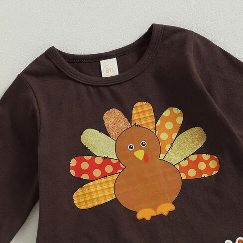 Kids Toddler Girl Halloween Outfit Plaid Pumpkin T-Shirts Pullover Sweatshirt Tops Flare Pants Set Fall Clothes in Kuwait
