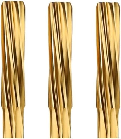 HSS-CO Helical Reamer Cobalt Titanium Plated Stainless Steel Special Straight Shank Reamer 3-20 Decimal Point Reamer(D17x54CxH7) in Saudi Arabia