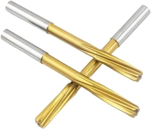 HSS-CO Helical Reamer Cobalt Titanium Plated Stainless Steel Special Straight Shank Reamer 3-20 Decimal Point Reamer(D17x54CxH7) in Saudi Arabia