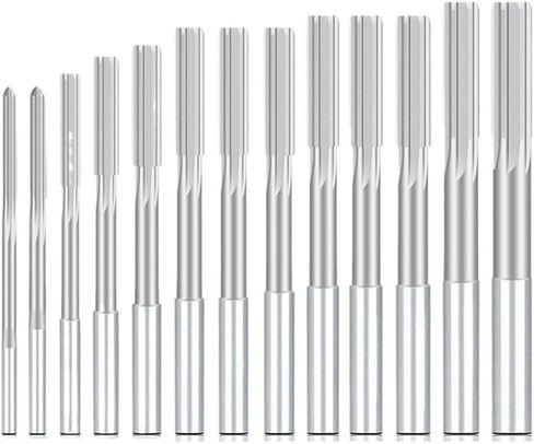 HSS M35 Machine Reamer H8 Straight Shank Chucking Reamer 2/2.5/3/4/5/6/6.5/7/8/9/10/11/12mm Milling Reamers(H8 3.0) in Saudi Arabia