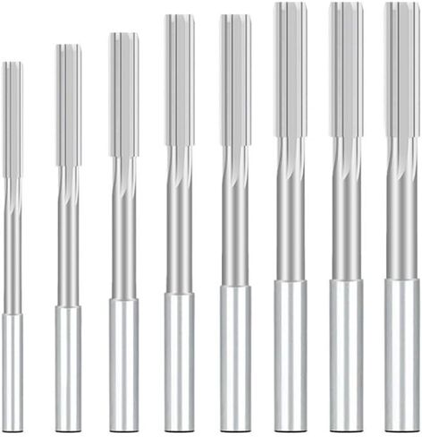 HSS M35 Machine Reamer H8 Straight Shank Chucking Reamer 2/2.5/3/4/5/6/6.5/7/8/9/10/11/12mm Milling Reamers(H8 3.0) in Saudi Arabia