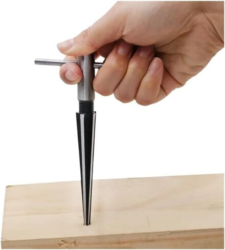 يدوي مخروطي T-Handle Reamer 1/8-1/2 3-13mm 5-16mm أداة تشمر أداة Reamer Fit للاشتعال وتوسيع ثقوب الدبوس (Round Shank 3-13mm) in Saudi Arabia