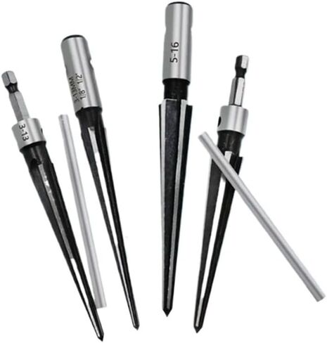 يدوي مخروطي T-Handle Reamer 1/8-1/2 3-13mm 5-16mm أداة تشمر أداة Reamer Fit للاشتعال وتوسيع ثقوب الدبوس (Round Shank 3-13mm) in Saudi Arabia