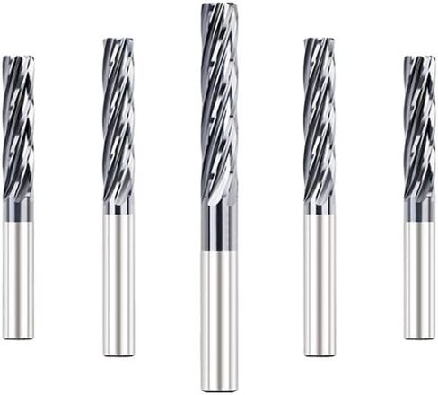Carbide Machine Reamer 4 Flute 6 Flute Spiral Chucking Reamer Machine Cutting Tools 2 2.5 3 4 5 6 7 8 9 10mm(2.5x25x50-4F) in Saudi Arabia