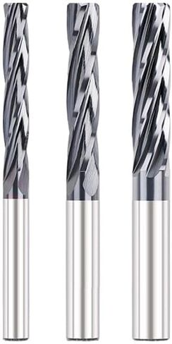 Carbide Machine Reamer 4 Flute 6 Flute Spiral Chucking Reamer Machine Cutting Tools 2 2.5 3 4 5 6 7 8 9 10mm(2.5x25x50-4F) in Saudi Arabia