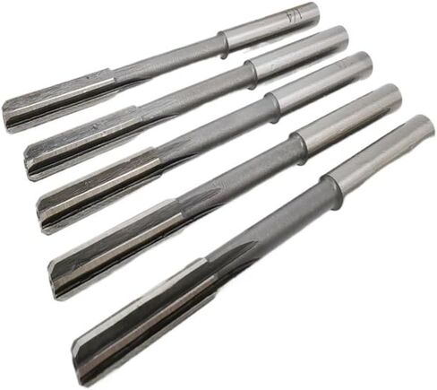 American Made Machine Reamer H7 HSS Straight Shank Reamer 1/8 3/16 1/4 5/16 3/8 1/2 5/8 3/4 ، أداة قطع ماكينج (4PC1I8-3I16-1I4-5I16) in Saudi Arabia
